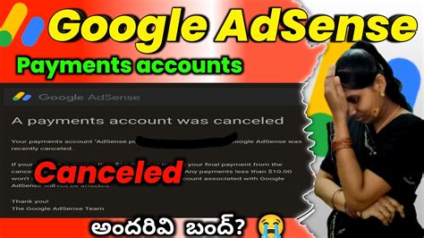 adsense payment canceled chanel youtube|why is my youtube cancelled.